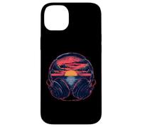 Headphones Music DJ Artwork Beatmaker House Music Sunset Case for iPhone 14 Plus