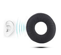 Headphones Pads for Sony,Ear Pads for MDR V150 Soft Leather Headphones Replacement Pads 2 Pairs Round Replacement Ear Pads for MDR-ZX110 V150 V250 V300 Ear Pads Cushion Leather Foam Ear Pads