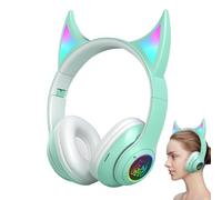 Headphones - Portable Wireless Headphones Devil Cat Ear | Stn25 Demon Cat Ear Bluetooths, Wireless Sports Headphones Electronic Sports Accessory for Est