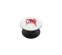 Headphones Red Panda Design Art Animal PopSockets Adhesive PopGrip