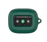 Headphones Silicone Case Cover,Protective Cover Scratch Shock Resistant Sleeve Cover for JBL Live Flex 3,Earphone Skin Cover Accessory (Dark Green)