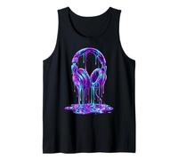 Headphones Splash DJ Music Tank Top