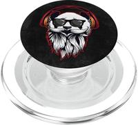 Headphones & Sunglasses Funky Bearded Hipster Panda PopSockets PopGrip for MagSafe