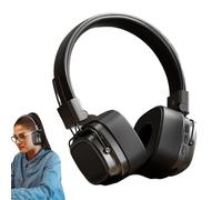 Headphones - Wireless 5.3 Bilateral Stereo Over Ear Headset With Heavy Bass | Long Battery Life Earphones With Daily Waterproof Design And Stable 10m Range For Music Calls Travel And Workout
