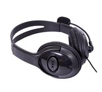 Headphones With Microphone Live Chat for X-Box 360 Online Gaming With Ear Pieces for Comfort and Adjustable Mic Arm and Volume control - Black.