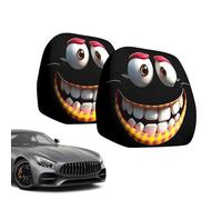 Headrest Cover, Double-sided Printed Universal Case - Funny Headrest Covers | for Trip Travel Home Trick Party Fall Holiday Event Racing Driving