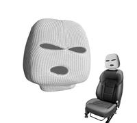 Headrest cover for passenger cars, decorative protection for front headrests, reusable decorations for the vehicle interior, for vehicles, saloon, SUV, car, truck