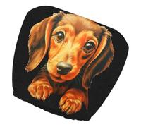 Headrest Cover Funny Dog Car Seat Headrest Covers Decorative Interior for Commuter Travel and Road Trip SUV Truck RV Travel Long Drives Car Ride