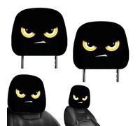 Headrest Covers for Cars, Funny Cartoon Halloween Headrest Covers - Auto Interiors Decor for Daily Party Travel Commuting Home Driving Racing