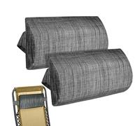 Headrest Cushion Head Pillow, Deck Chair Head Cushion, Sun Lounger Pillow Neck Support With Elastic Band, Adjustable Recliner Chair Head Pillow For Patio Garden Folding Hanging Chairs And Deck Chairs