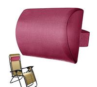 Headrest Cushion Head Pillow, Deck Chair Head Cushion, Sun Lounger Pillow Neck Support With Elastic Band, Adjustable Recliner Chair Head Pillow For Patio Garden Folding Hanging Chairs And Deck Chairs