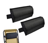 Headrest Cushion Head Pillow, Deck Chair Head Cushion, Sun Lounger Pillow Neck Support With Elastic Band, Adjustable Recliner Chair Head Pillow For Patio Garden Folding Hanging Chairs And Deck Chairs