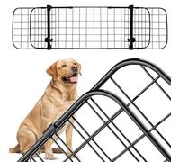Headrest Dog Guard Barrier for Cars Boot, Universal Expandable 90 - 154CM | Heavy-Duty Metal Mesh Adjustable Cage Barrier for Dog Cat Pet No Tool Easy Installation Fit Most Vehicles Hatchback Estate