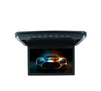Headrest Monitor for Cars Back Seat Car Roof Mount Monitor Ultra-thin 10.1 Inch Ceiling Mount Flip Down Overhead Screen MP5 Multimedia Player IR/SD/USB Rear Entertainment System(10.1 inch black)
