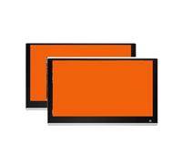 Headrest Monitor IPS Screen Vehicle Display With HDMI Out Wifi Bluetooth Mirroring Rear Seat Car Video Player Easy Setup For Trips(2 PCS Silver13.3)