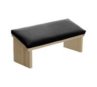 Headrest Nails Arm - PU Leather Cushion, Portable Wooden Frame | Ergonomic Manicure Arm Pad with Slanted Top Stability, Comfortable Nail Support for Artists at the st