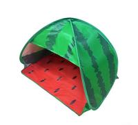 Headrest Tent for Beach Sun Shade Portable Canopy with Silver Coated Cloth for Warmth or Vinyl for Complete Darkness (Watermelon Silver-coated cloth)