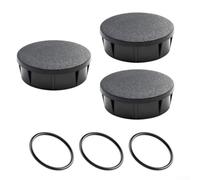 Heads Covers For Hunter Pro Spray Series Pros-04 Pros-06 Pros-12 Prs30 And Prs40 Featuring Nitrile Rubber O-ring Uv Resistant Abs Plastic Leak-proof Design Tool-free Setup Black 4 Pack(Pack of 3)