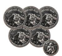 Heads I Get Tail/Tails I Get Head Commemorative Coin, Funny Decision Challenge Token for Couples Date Night Game Double Sided Lucky Novelty Gift, Adult Humor (#A5)