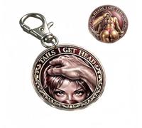 Heads I Get Tail/Tails I Get Head Commemorative Coin Funny Heads and Tails Challenge Coin, Creative Gift for Date Night (C)