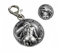 Heads I Get Tail/Tails I Get Head Commemorative Coin Funny Heads and Tails Challenge Coin, Creative Gift for Date Night (F)