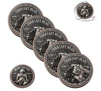 Heads I Get Tail/Tails I Get Head Commemorative Coin, Funny Heads and Tails Challenge Coin, Double-Sided Lucky Token, Funny Novelty Coins for Couples, Humor Gift for Couples (5PCS)
