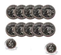 Heads I Get Tail/Tails I Get Head Commemorative Coin, Funny Heads and Tails Challenge Coin, Double-Sided Lucky Token, Funny Novelty Coins for Couples, Humor Gift for Couples (10PCS)
