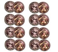 Heads I Get Tail/Tails I Get Head Commemorative Coin, Funny Heads and Tails Challenge Coin,Double-Sided Lucky Token for Date Night Ideas,Humor Prank Gifts for Valentine's Day (A-8PCS)