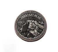 Heads I Get Tail/Tails I Get Head Commemorative Coin, Funny Heads and Tails Challenge Decision Coin, Double-Sided Lucky Token for Valentine Anniversary Date Night Ideas, Collectors (A01)