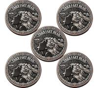 Heads I Get Tail/Tails I Get Head Commemorative Coin, Funny Novelty Heads and Tails Challenge Coins, Double-Sided Lucky Token, Valentine's Day Couples Coins, Humor Prank Gift for Adults (5PCS,#A)