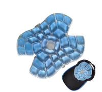 Heads Ice Pack Hat Cooling, Portable Helmet Cold Pad, Long Lasting from Pain and Strain, Heatstroke Prevention Products, Foldable, Easy to Carry, for Fishing Hiking Camping