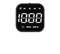 Heads Up Display Car 2.5 Inch Car Head Up Display Overspeed Alarm Fatigue Driving Reminder HUD Auto-sensing Speedometer With GPS Compass(WHITE)