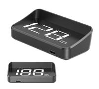 Heads Up Display For Cars - Smart Digital GPS Speedometer, Multifunction Head-Up Display | Plug & Play Dashboard Speed, Real-Time Projection Screen, Clear Visibility For Day Night Driving Vehicle