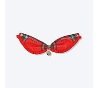 Heads Up For Tails Under The Mistletoe Pet Scarf (Red and Green) Comfy, Easy to wear, Festive Scarf