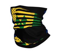Headscarf America Flag And Saint Vincent And The Grenadines Flag White Uv Protection Bandana Premium Polainas De Cuello For Outdoor Women Sports