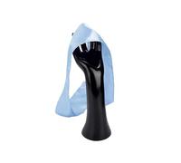 Headscarf For Women 1pcs Satin Edge Laying Scarf Wrap For Hair Frontal Wig Grip Soft Headband For Makeup Sport Yoga Headband(1pcs Light blue)