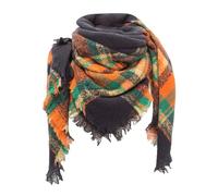 Headscarf Woman Sunflower Scarf Women'S Shawl Ladies' Plaid New Thorn Square Scarf Ladies' Plaid Scarf Pashmina Scarf Headwraps For Black Women Scarf (Orange, A)