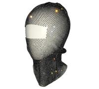 Headscarf Women Mesh Hat Rhinestone Crystal Fashion Jewelry Hair Accessories Rhinestone Headscarf Women Rhinestones Headband