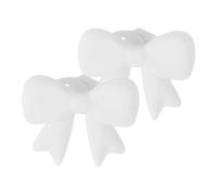 Headset Accessories - 3D Silicone Bow Shape Attachment, Game Headphone Accessories - for Streaming Studying Work Travel Commuting Party