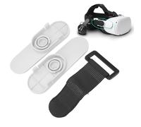 Headset Adapter Audio Strap, 1 Pair Headset Connector Headset Adapter Plastic Deluxe Audio Strap Kit for Quests 2, VIVE