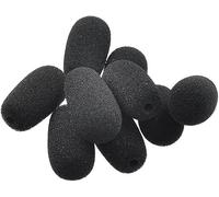 Headset Foam Microphone Windscreens For Blue Parrot B250, B350, B450, B550, C400 Plantronics, Jabra, Lapel, Lavaliers,Telex, Movo, VXI- Lux, Passport, Logitech, 10-Pack (10 Pack)