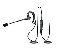 Headset for Apple I Phone SE, Iphone 6, Iphone 6s, Iphone 6 Plus, Iphone 7, Iphone 8 & Iphone 8 Plus In-the-ear headset, great headset for home, work & contact centre 3.5ml Jack Lead - EAR200 + QD007