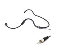Headset Headworn Black Microphone Double Over Ear Earset Mic for Sennheiser Wireless System Bodypack Transmitter with 3.5mm Female Screw Plug