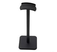 Headset Holder Aluminium Alloy ABS for tpu Rubber Feet Headset(Black) | Sturdy construction, heavy base design, stable center of gravity, prevents tipping, safe storage solution