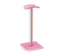 Headset Holder Aluminium Alloy ABS for tpu Rubber Feet Headset(Pink) | Sturdy construction, heavy base design, stable center of gravity, prevents tipping, safe storage solution