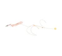 Headset Microphone Wired Beige Vocal Condenser Mic for Voice | Graduation Gifts, Back to School, Teaching and Performing Arts Use, Plastic Foldable Head-mounted Design