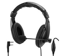 Headset, Over Ear Two Way Radio 2 Pin Professional Portable Noise Cancelling Overhead Headphones for Kenwood TK-3107 for BAOFENG UV-5R Radio