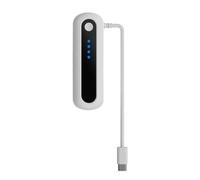 Headset Power Pack 5000mAh with Head Strap Mount | Integrated Type C Cable and LED Battery Lights for Extended Viewing and Play Time
