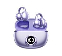 Headset Sports ! Not Into The Ear Clip Ear Design Bone Conduction High Sound Quality Headphones Let You Enjoy The Perfect Combination Of Music And Sports! SYz206 (Purple, 11.4X10.16X4cm)