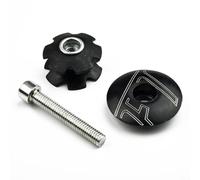 Headset Star Nut & Top Cap Set, 1 1/8 Steerer Diameter, Black Color, 28g Weight, Easy Installation